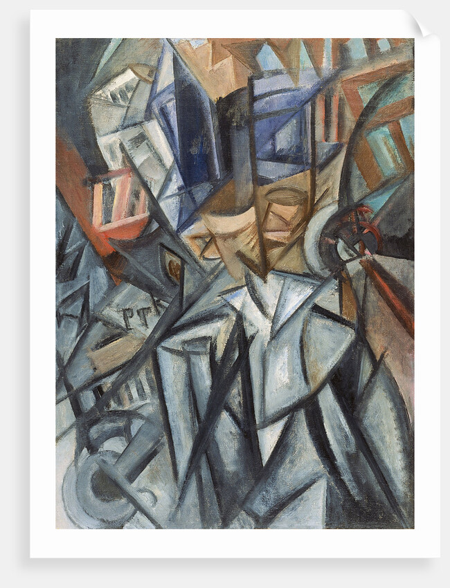 Man on the Street (Analysis of Volumes), 1913 by Olga Vladimirovna Rozanova