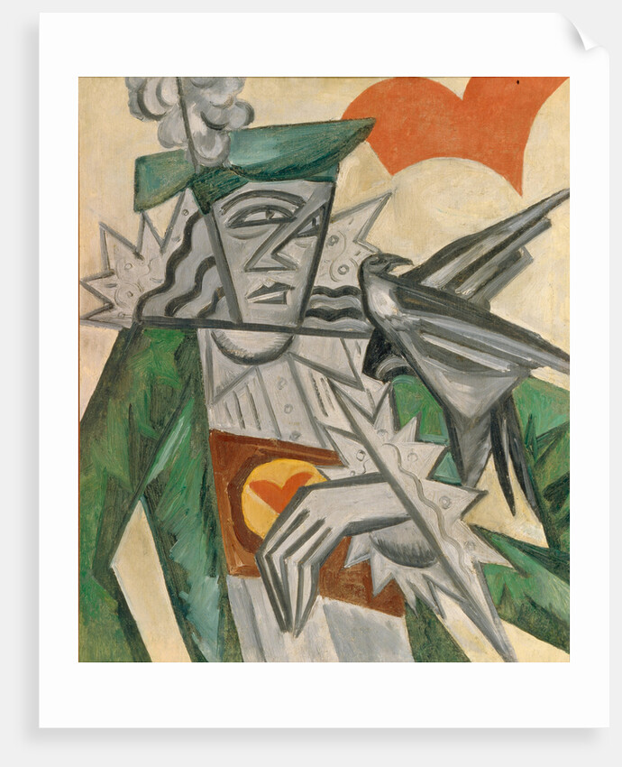 Jack of Hearts, 1913-1914 by Olga Vladimirovna Rozanova