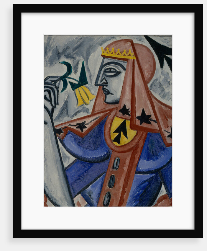 Queen of spades, 1913-1914 by Olga Vladimirovna Rozanova