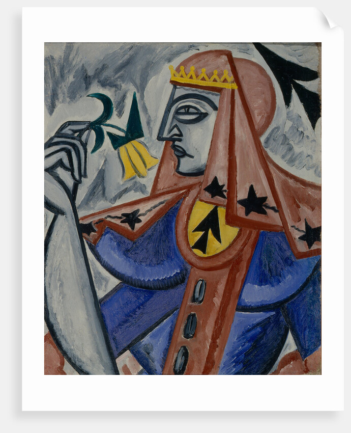 Queen of spades, 1913-1914 by Olga Vladimirovna Rozanova