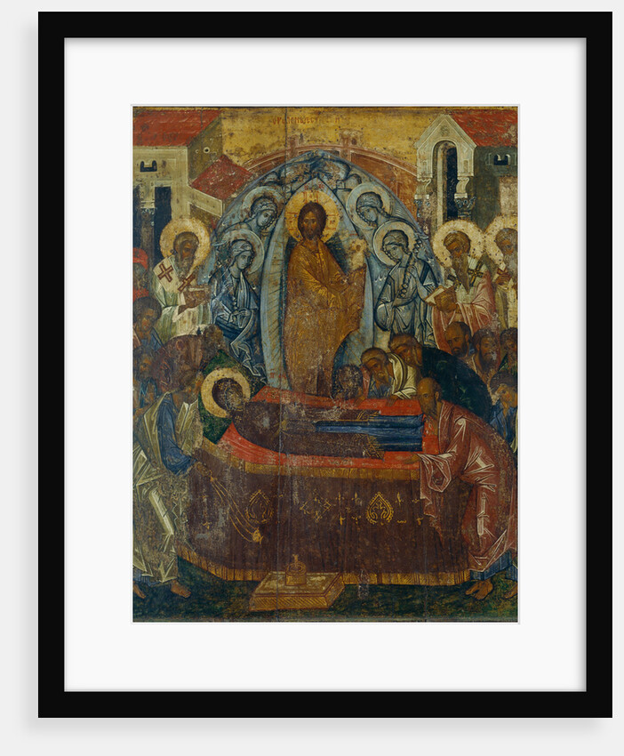 The Dormition of the Virgin, Early 15th cen by Russian icon