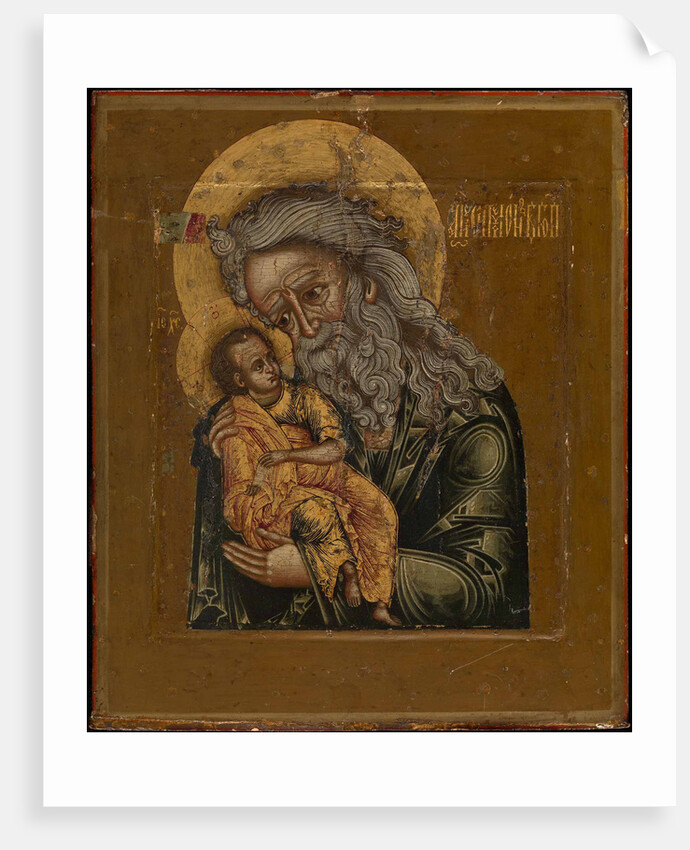Simeon the God-Receiver, 1800 by Russian icon