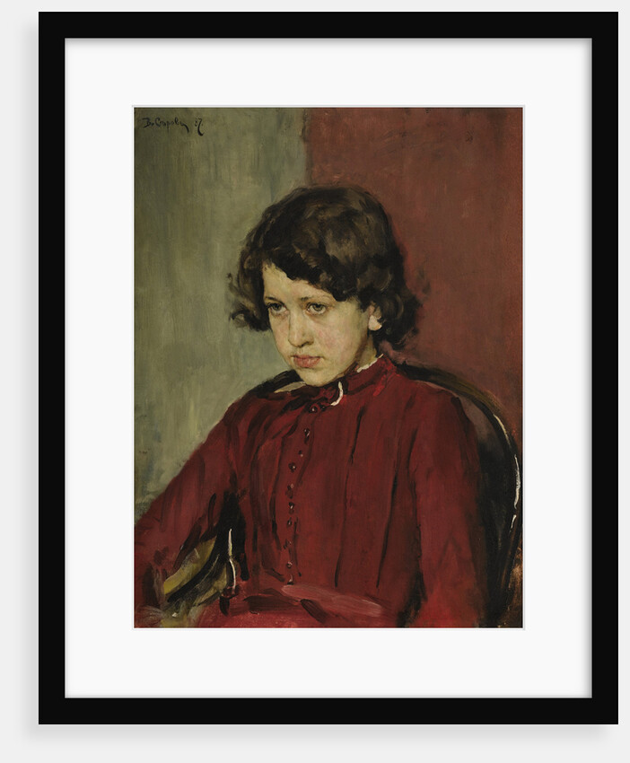 Portrait of Praskovia Anatolievna Mamontova, 1887 by Valentin Alexandrovich Serov