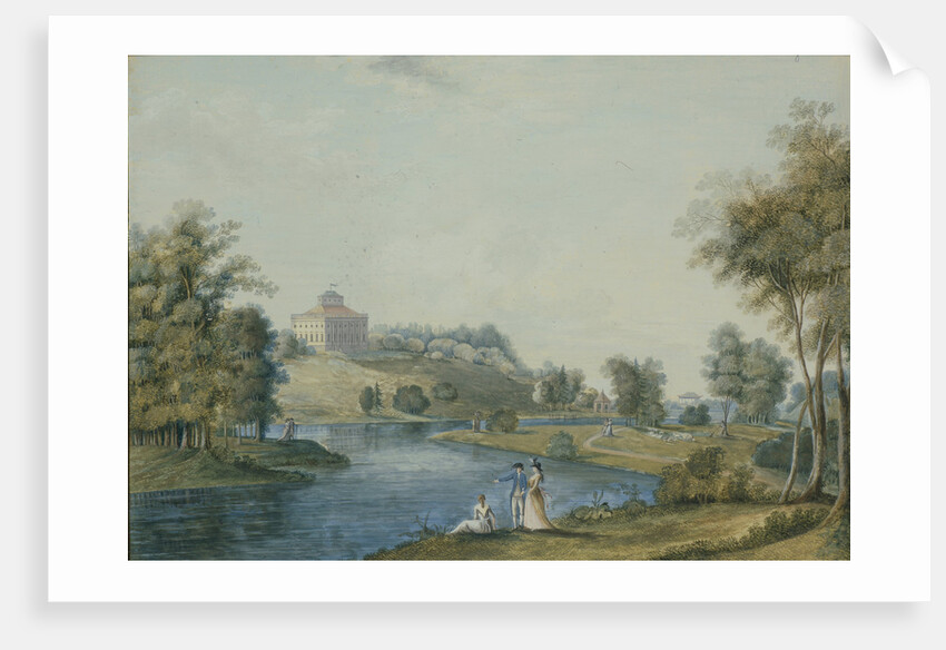 View of the country estate Sivoritsy, before 1792 by Semyon Fyodorovich Shchedrin