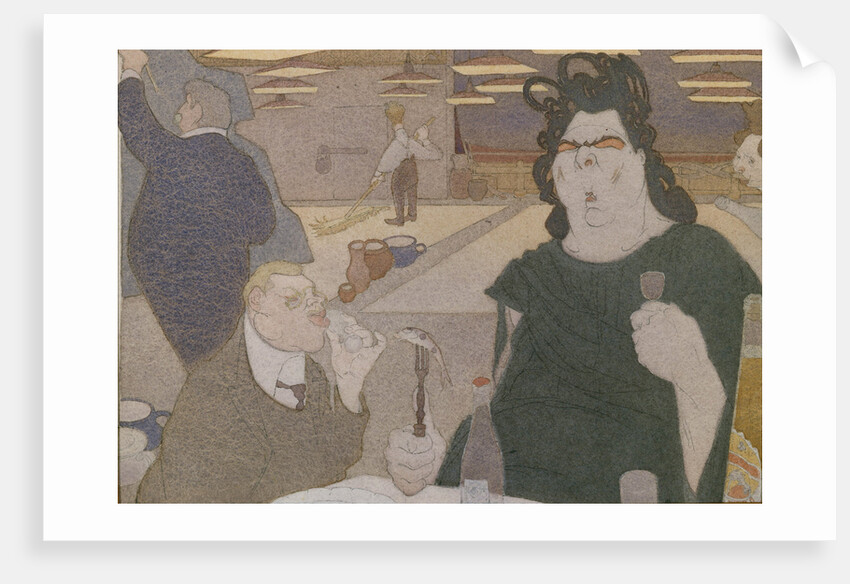 Fyodor Shalyapin (Caricature), 1910s by Pavel Yegorovich Shcherbov