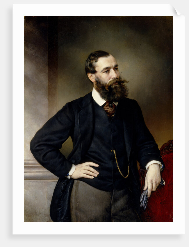 Portrait of the jurist and political philosopher Boris Nikolayevich Chicherin, End of 19th cen by Vladimir Osipovich Sherwood