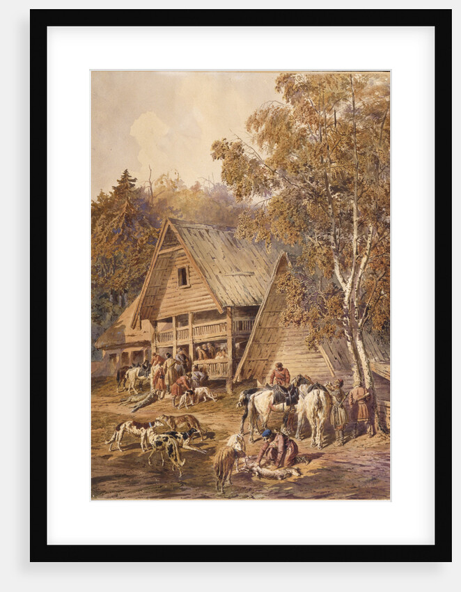 The Huntsmen, 1863 by Pyotr Petrovich Sokolov