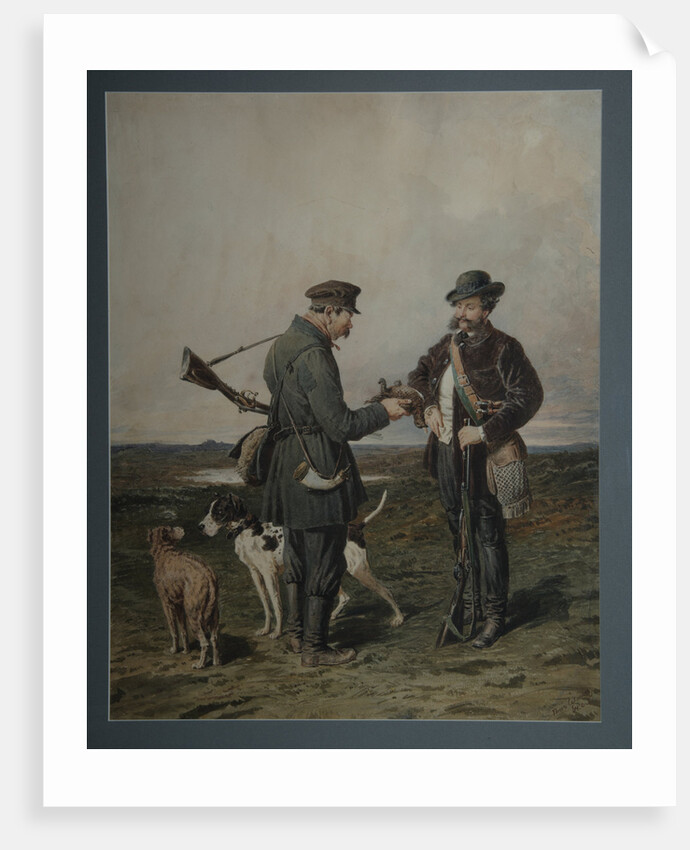 Hunters, 1864 by Pyotr Petrovich Sokolov