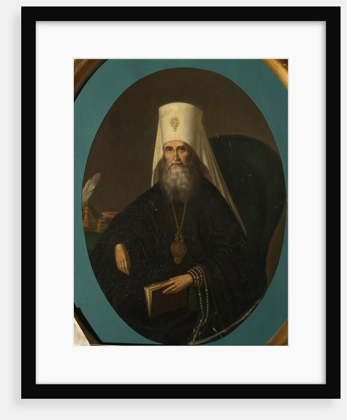 Portrait of the Metropolitan Filaret of Moscow, 1860s by Nikolai Danilovich Sprevitch