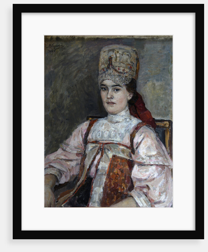 Portrait of Natalia Fyodorovna Matveyeva, 1908 by Vasili Ivanovich Surikov