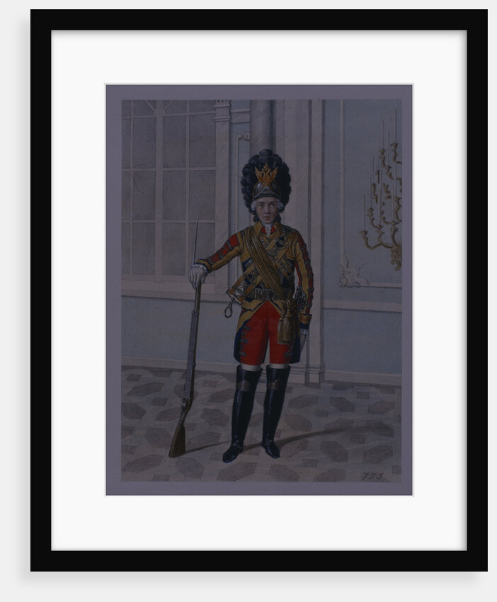 Officer of the Life Guards Cavalry Regiment in 1764-1796, Early 1840s by Mikhail Ivanovich Terebenev