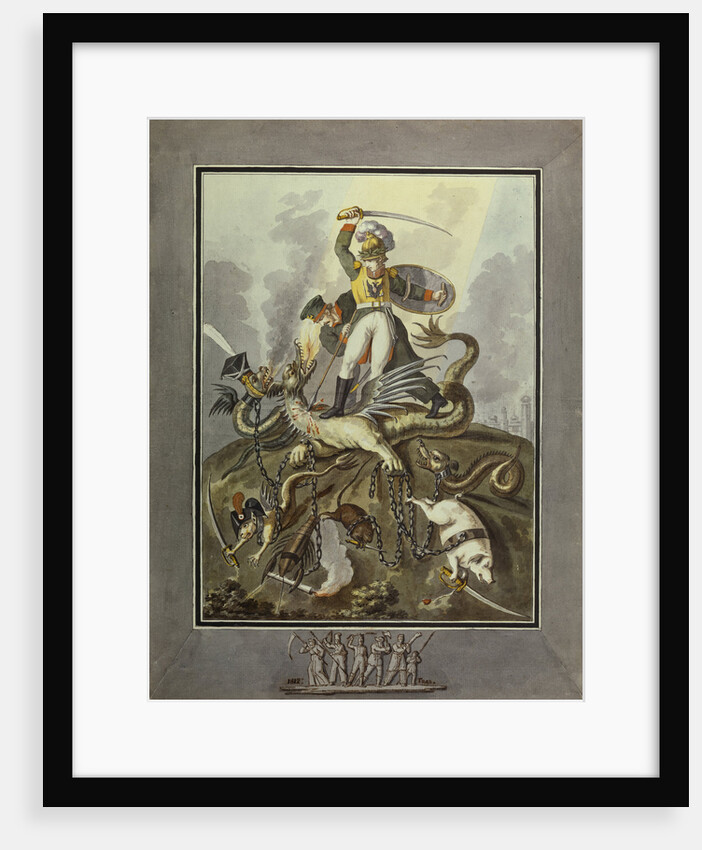 1812. Allegory, 1813 by Ivan Philippovich Tupylev