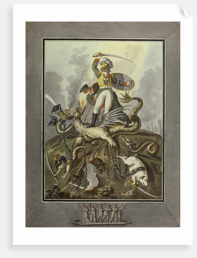 1812. Allegory, 1813 by Ivan Philippovich Tupylev