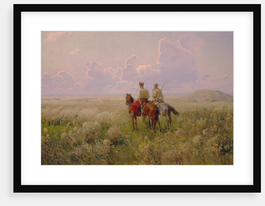 Cossacks in the Steppe, 1900s by Sergei Ivanovich Vasilkovsky