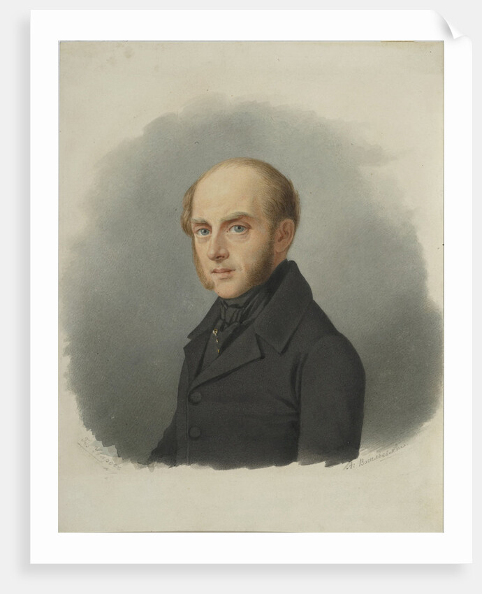Portrait of Count Sergey Semionovich Uvarov, Early 1840s by Alexander Alexeyevich Vasilyevsky