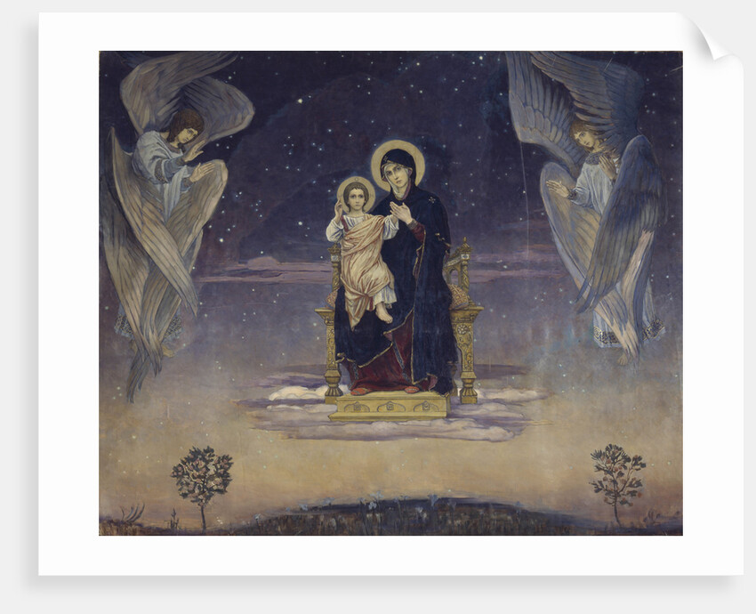 The Virgin, 1901 by Viktor Mikhaylovich Vasnetsov