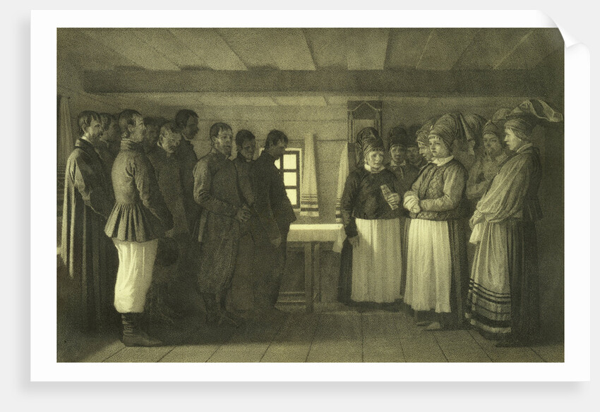 The Doukhobors praying, 1865 by Vasili Vasilyevich Vereshchagin