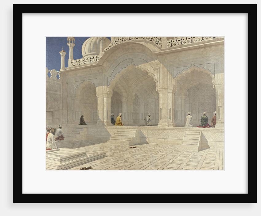 The Pearl Mosque (Moti Masjid), Delhi, 1880s by Vasili Vasilyevich Vereshchagin