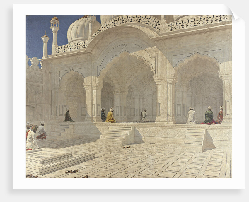 The Pearl Mosque (Moti Masjid), Delhi, 1880s by Vasili Vasilyevich Vereshchagin