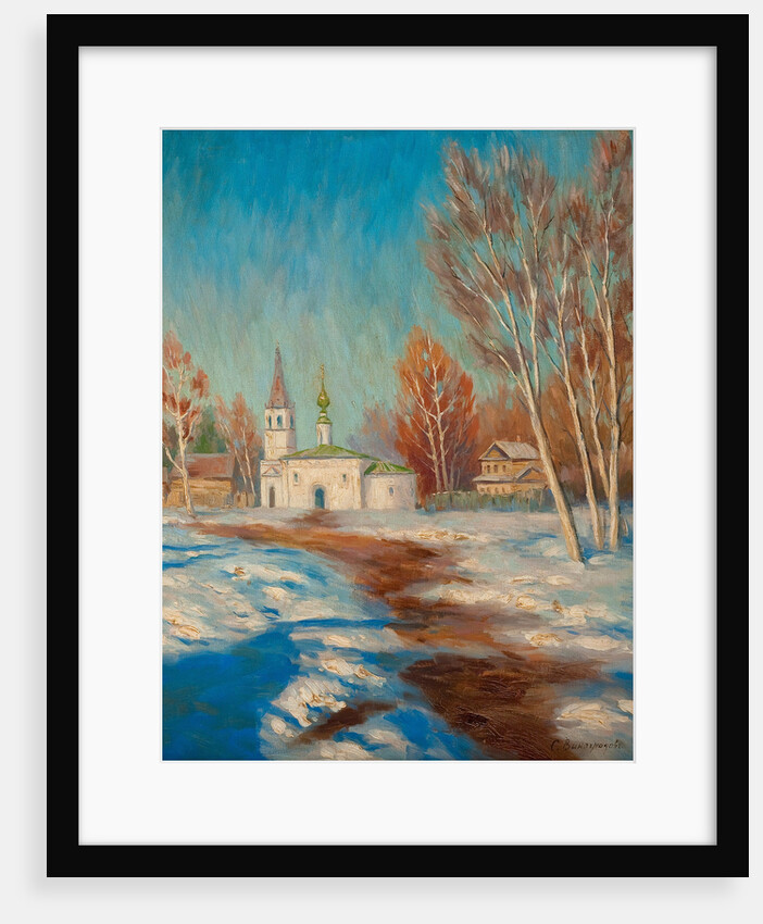 Spring Landscape by Sergei Arsenyevich Vinogradov