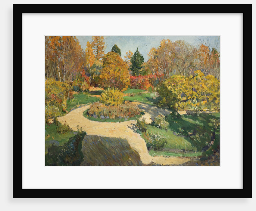 The Garden in Autumn, 1910 by Sergei Arsenyevich Vinogradov