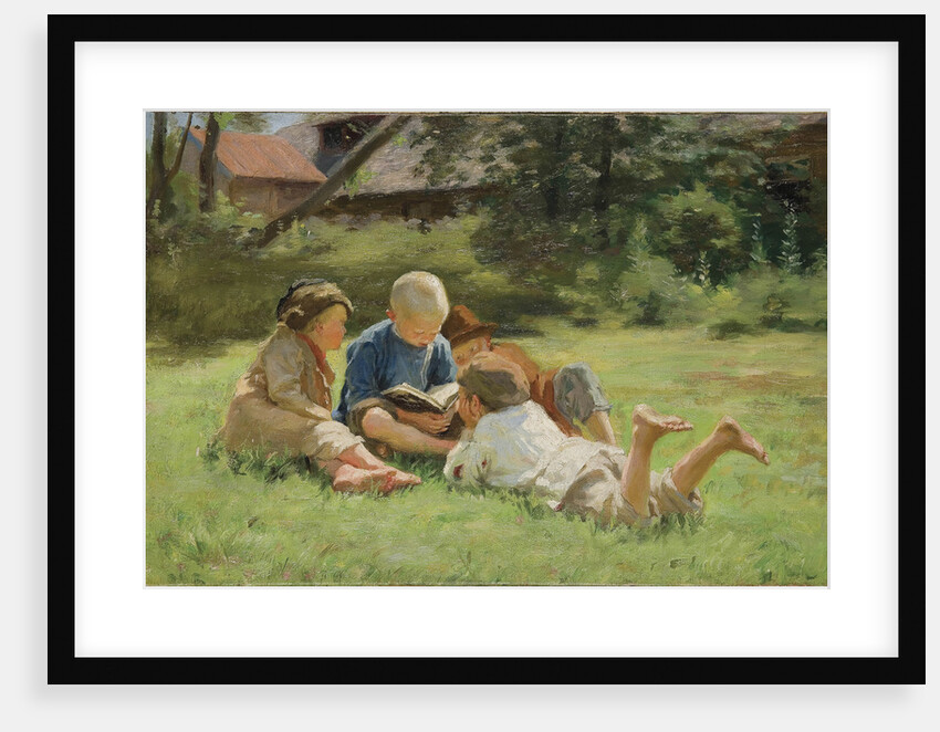Children, 1890s by Sergei Arsenyevich Vinogradov