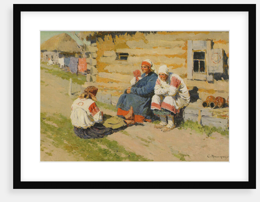 Waiting In the Sun, 1894 by Sergei Arsenyevich Vinogradov