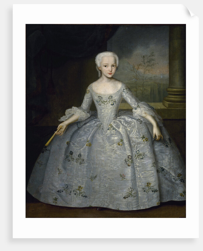 Portrait of Sarah Eleanore von Fermor, c. 1750 by Ivan Yakovlevich Vishnyakov