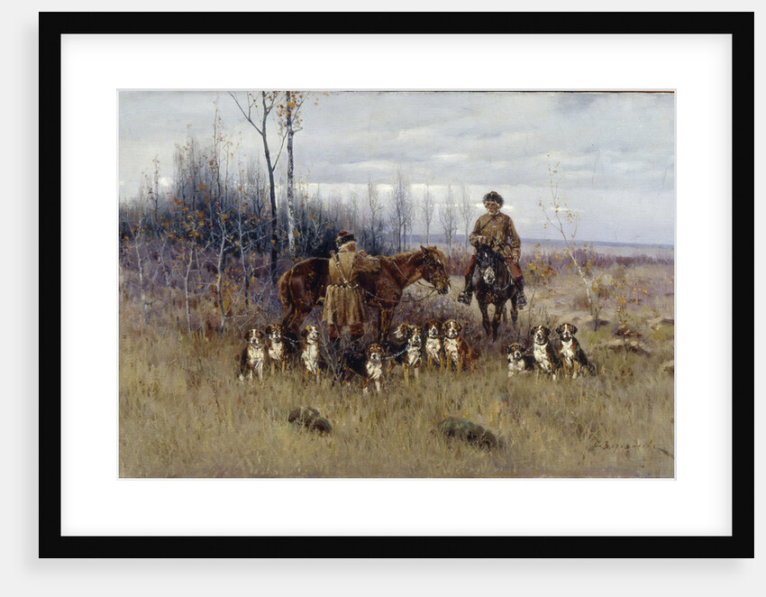 Fox hunting by Sergey Semyonovich Voroshilov