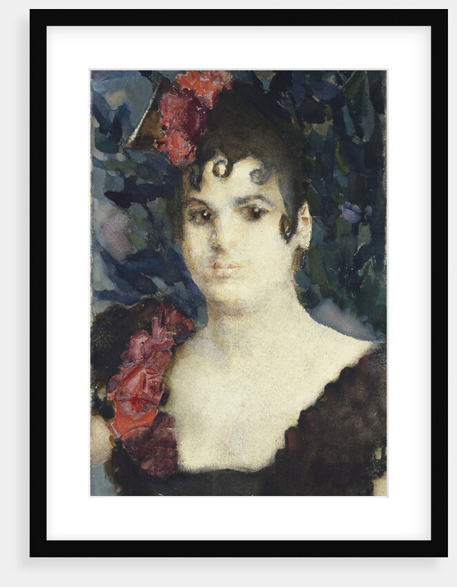 Portrait of Tatyana Lyubatovich as Carmen, 1890s by Mikhail Alexandrovich Vrubel