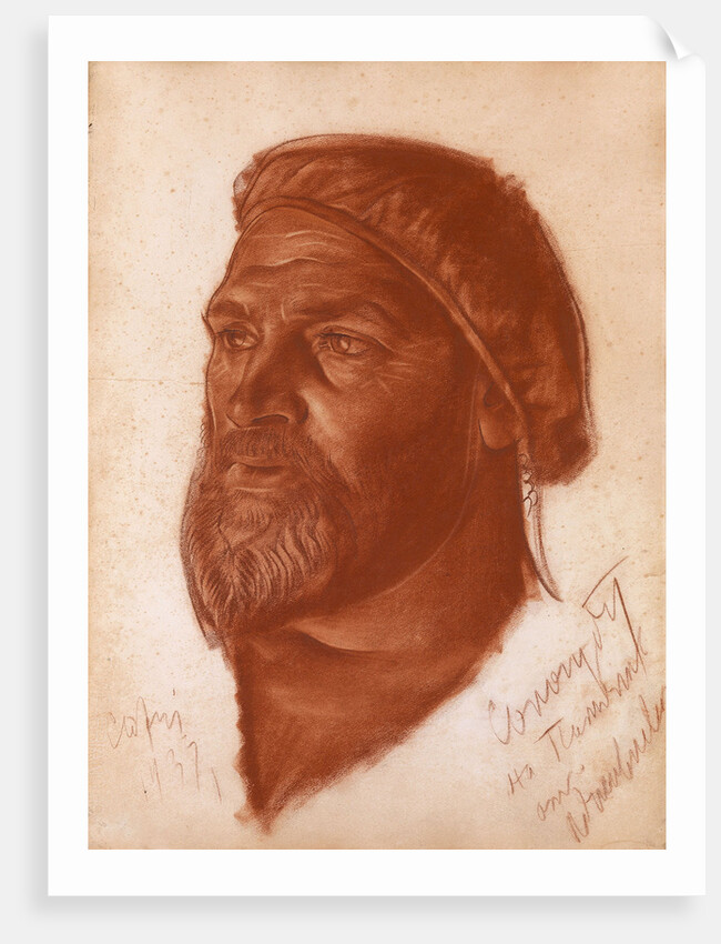 Portrait of the architect Leonid Romanovich Sologub, 1933 by Alexander Yevgenyevich Yakovlev