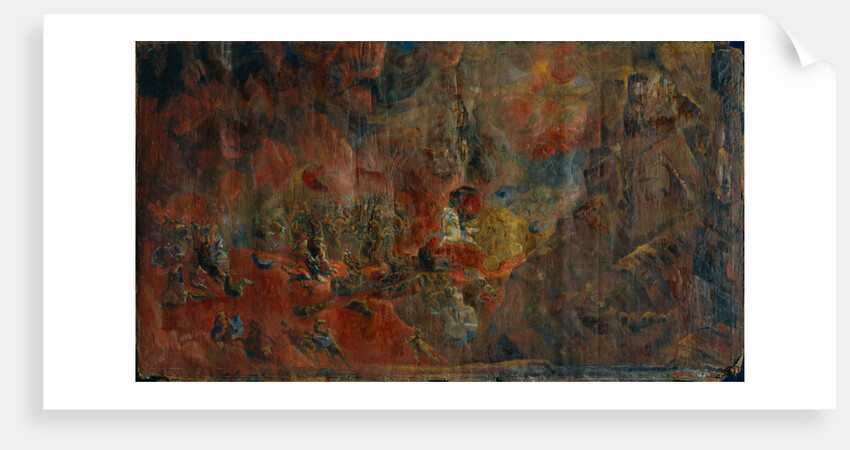 Battle Scene, 1912 by Georgi Bogdanovich Yakulov