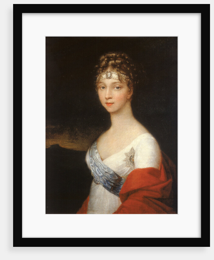 Portrait of Empress Elizabeth Alexeievna, Princess Louise of Baden, after 1806 by Anonymous