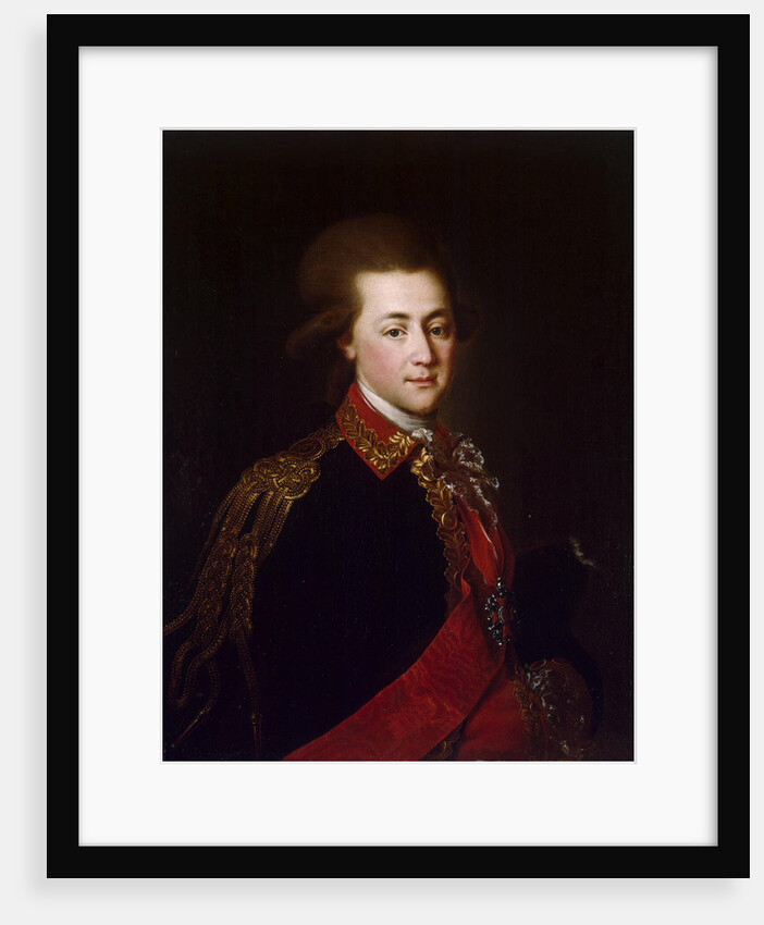 Portrait of the palace-aide-de-camp Alexander Lanskoy, the Catherine II favorite, 1784 by Anonymous