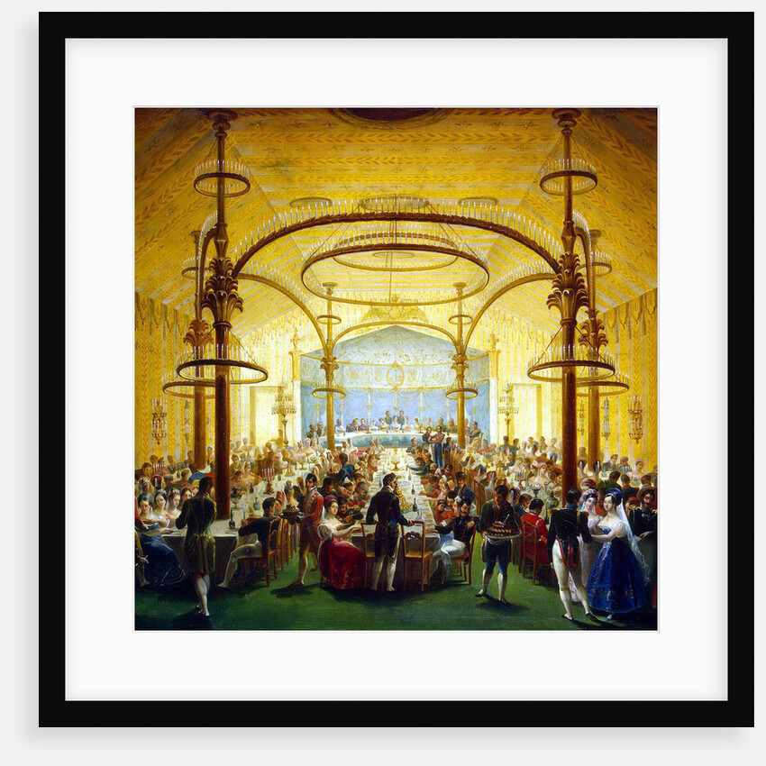 Ceremonial Dinner in Honour of the Moscow Governor-General Prince Dmitry Golitsyn, 1830s by Anonymous
