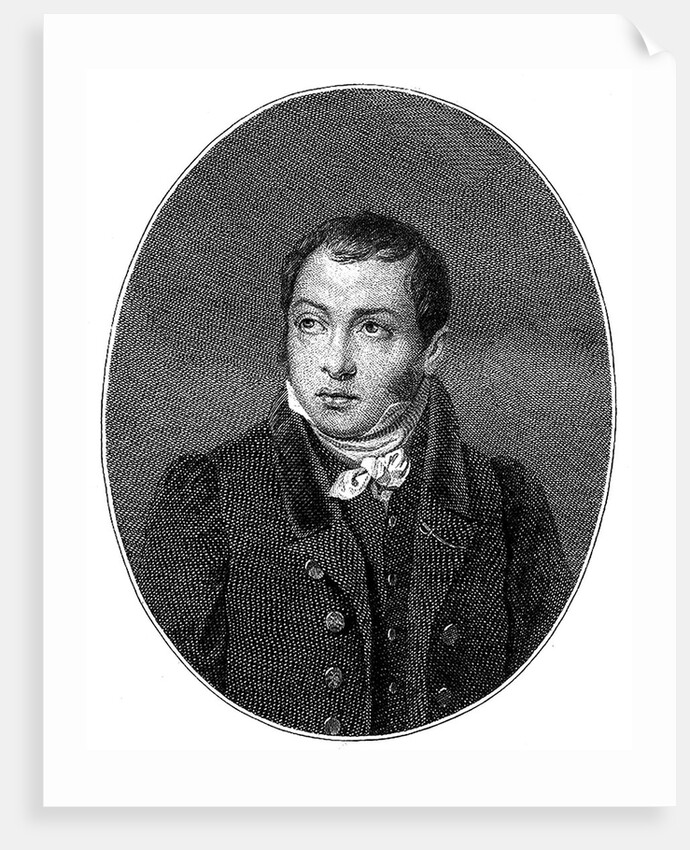 Portrait of the author Faddei Bulgarin, 1828 by Anonymous