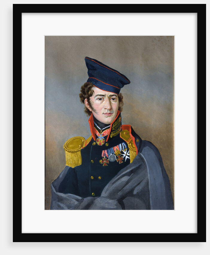 Portrait of Dmitri Alexeevich Stolypin, Early 19th cen by Anonymous