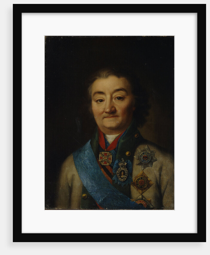 Portrait of the commander-in-chief of the fleet Count Alexey Grigoryevich Orlov of Chesma (1737?1808), Late 18th cent by Anonymous