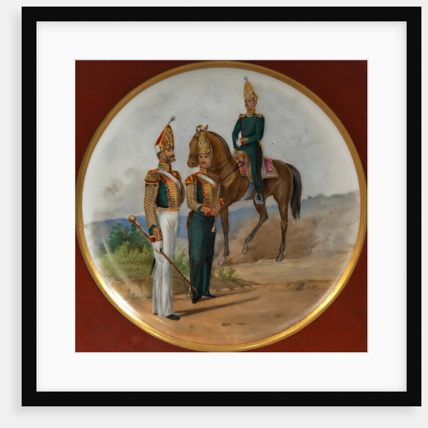 Russian Grenadiers (Plate), 1850s by Anonymous