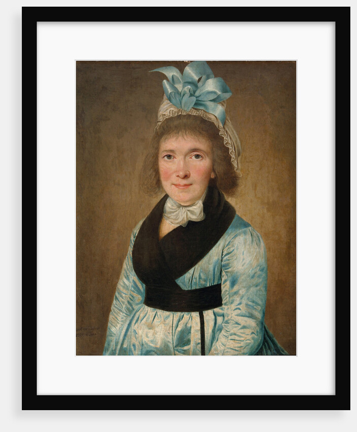 Portrait Of a Woman In a Blue Dress, 1799 by Anonymous