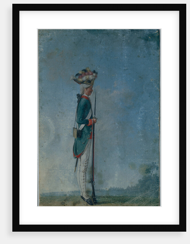 Grenadier of the Preobrazhensky Regiment, End of 1770s by Anonymous