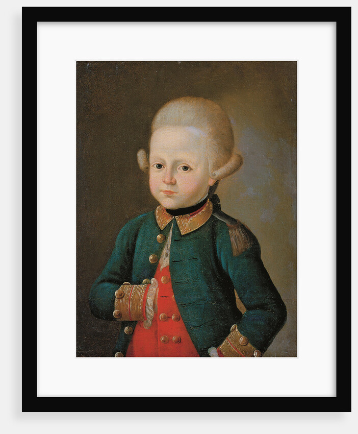 Boy Lance Corporal of the Preobrazhensky Regiment, End 1760s by Anonymous