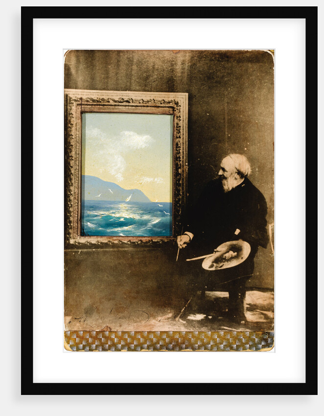 Portrait of the artist Ivan Aivazovsky, 1889 by Anonymous