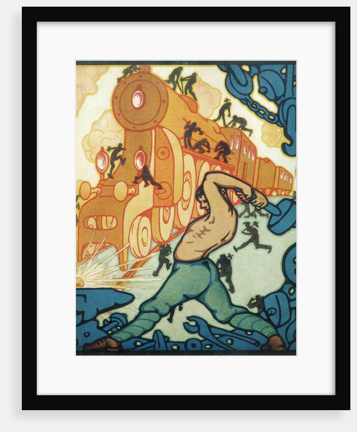 A join effort will raise the country from the ruins, 1920s by Anonymous