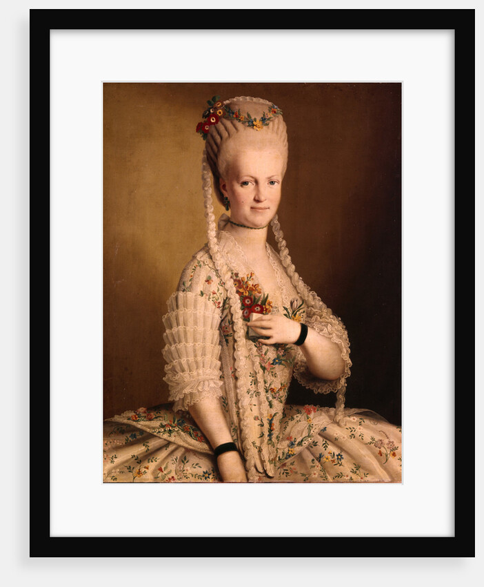 Portrait of Sarah Greigh (1752?1793), wife of Admiral Samuel Greigh, 1775 by 18th century Anonymous