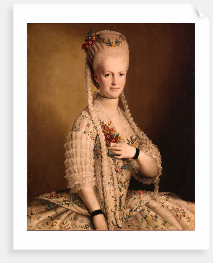 Portrait of Sarah Greigh (1752?1793), wife of Admiral Samuel Greigh, 1775 by 18th century Anonymous