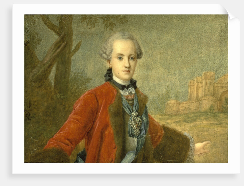 Portrait of Count Kirill Razumovsky, the last Hetman of Ukraine, Mid of the 18th cen by 18th century Anonymous