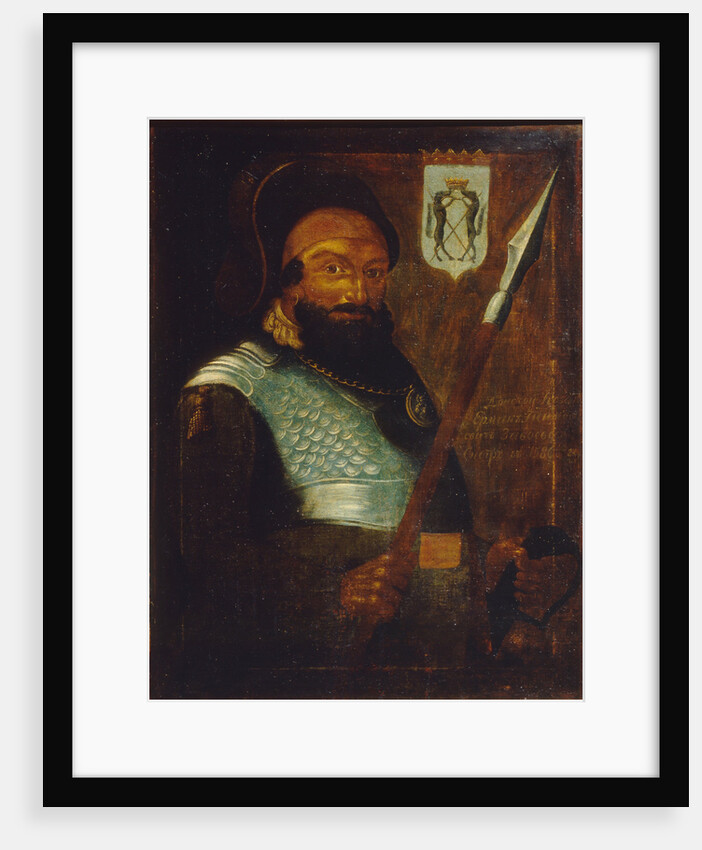 Portrait of the Cossacks leader, Conqueror of Siberia Yermak Timopheyevich (?-1585), Early 18th cen by 18th century Anonymous