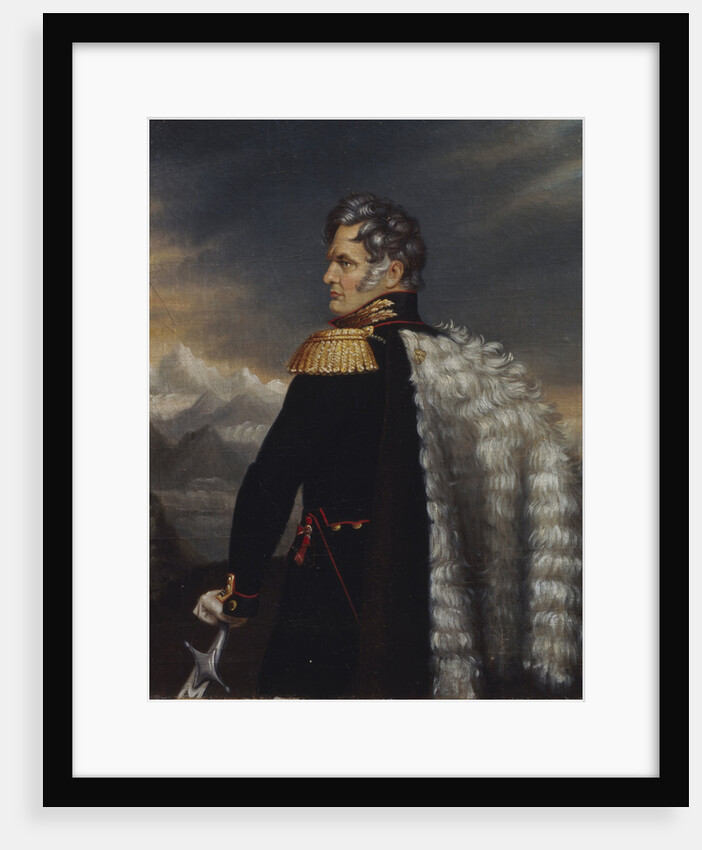 Portrait of the commander-in-chief of the Russian Army on the Caucasus Aleksey Yermolov, 1825 by 18th century Anonymous