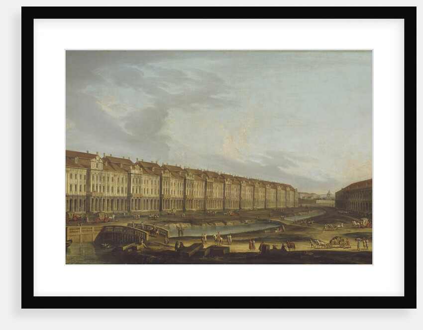 View of the Twelve Collegia building in Saint Petersburg, Mid of the 18th cen by 18th century Anonymous
